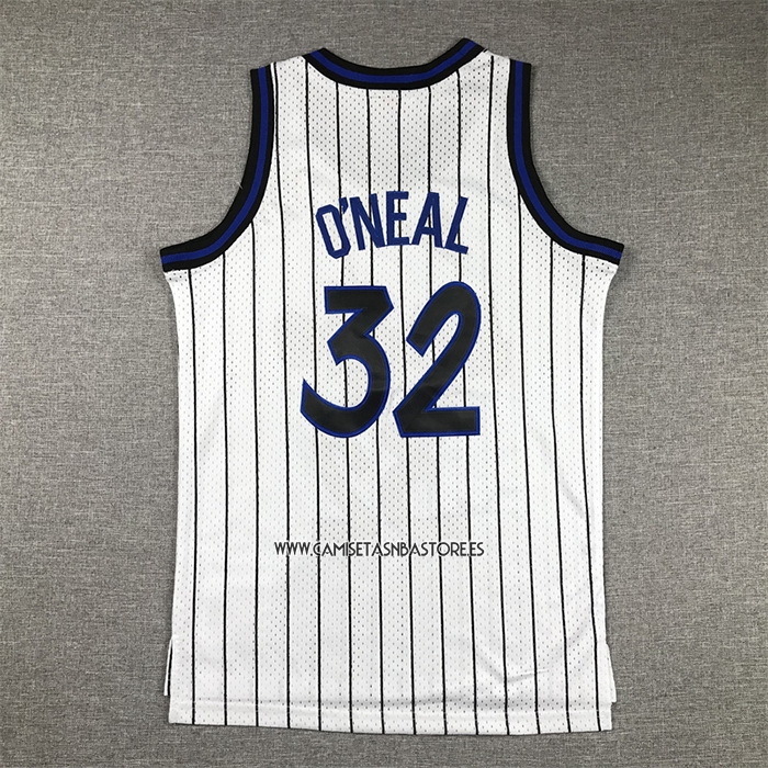 NO 32 Camiseta Nino Orlando Magic Mitchell & Ness 1993-94 Blanco Shaquille O'Neal